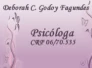 Logo de Deborah C. Godoy Fagundes - Psicóloga 
